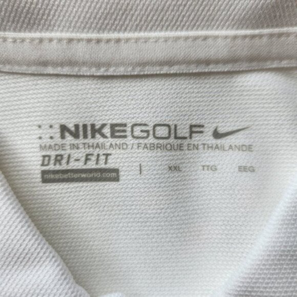 EC!! Nike Golf Mercedes White Polo Shirt - Picture 2 of 9